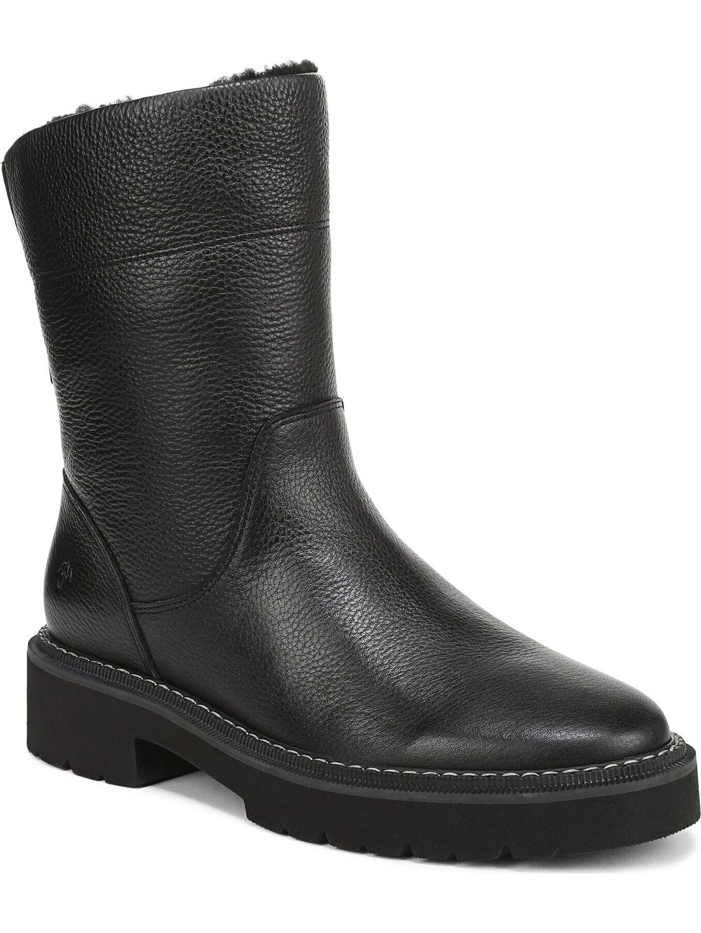 200$ Naturalizer Sense Foldover Cuff Cold Weather Booties Women's Size 7W Black